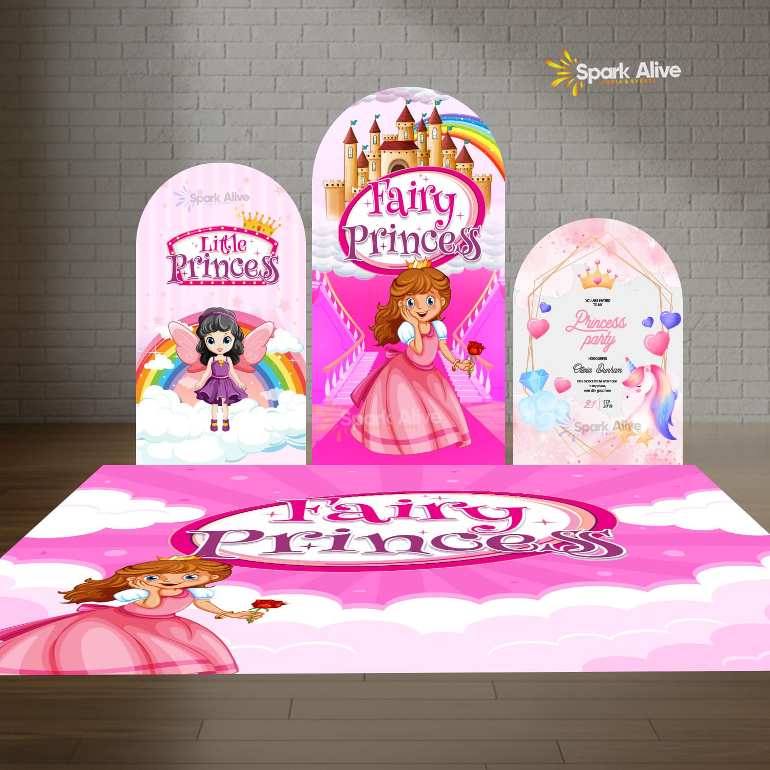 Backdrop Set 3 / (Stage & Photo Area)