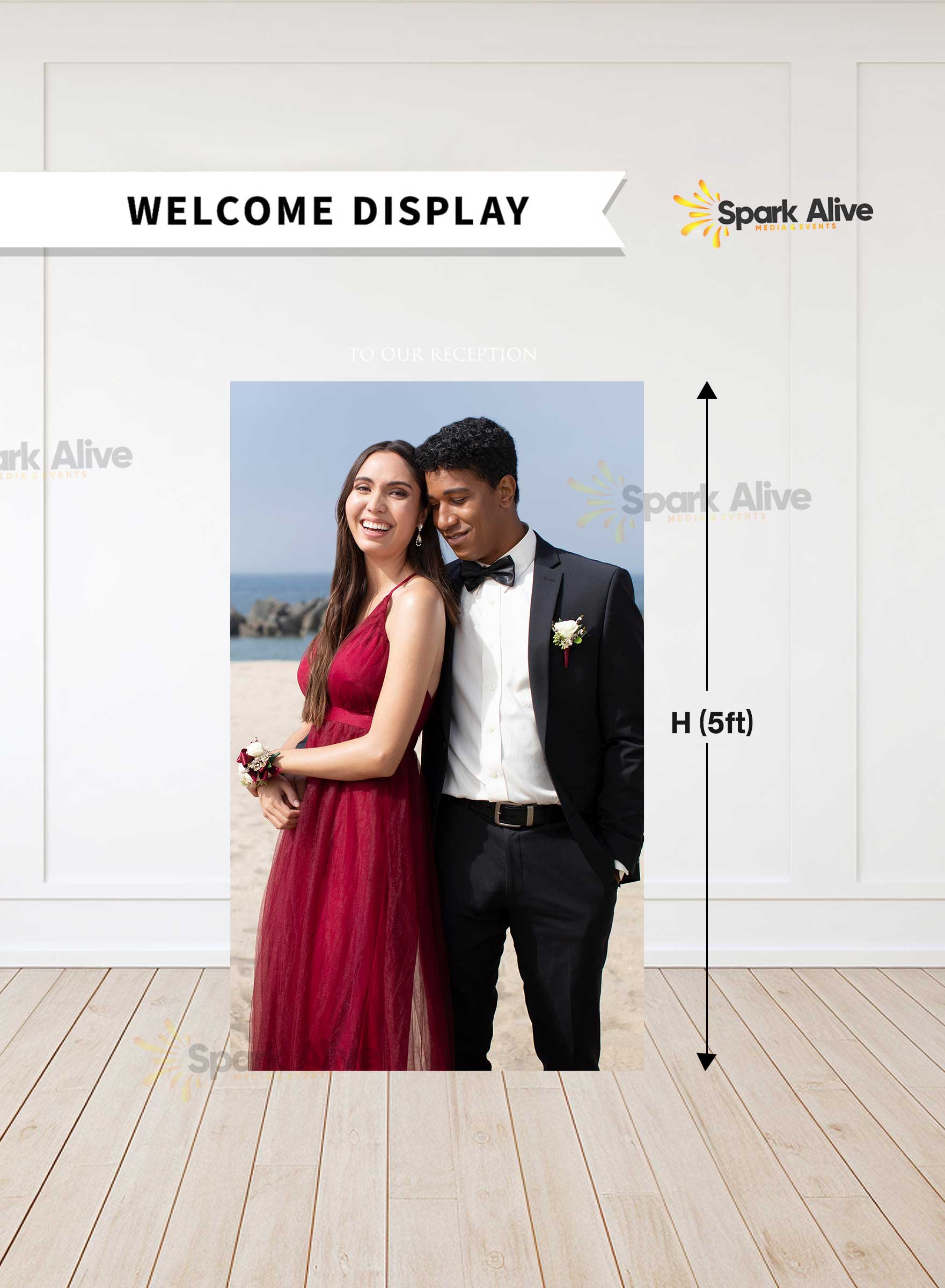 Dual Welcome Sign Display