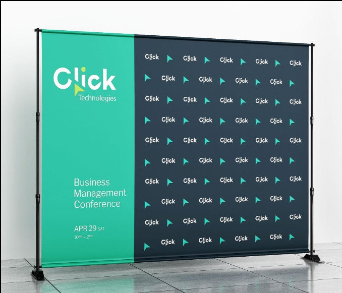 Custom Step and Repeat Backdrop