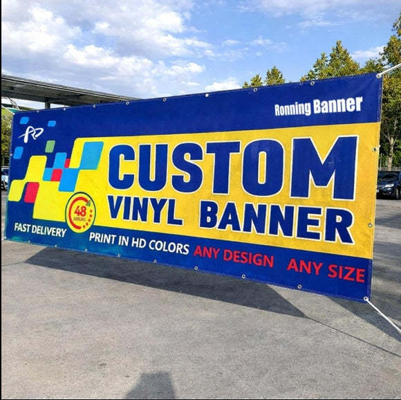 Custom Vinyl Banner with Grommets