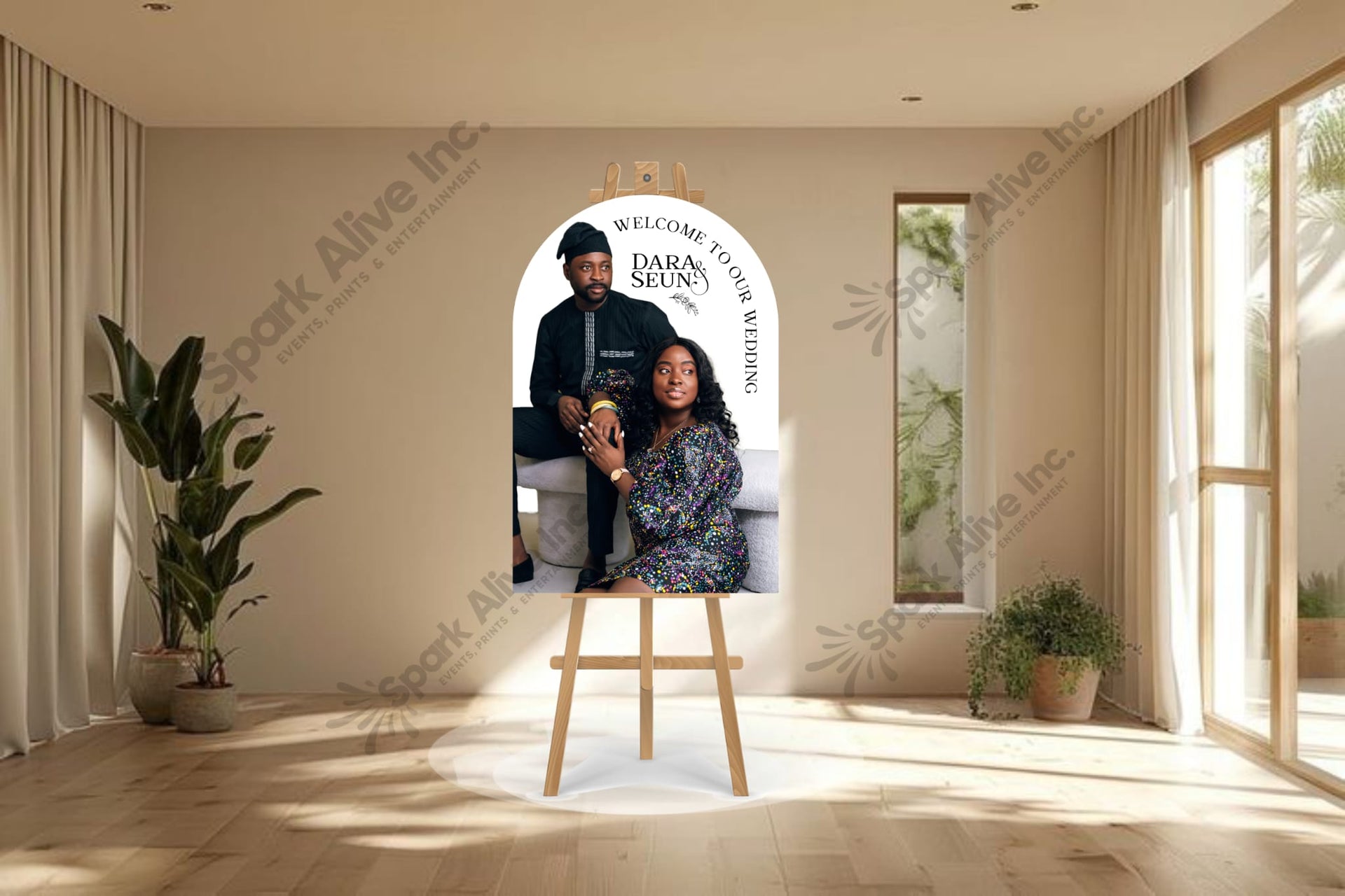 Welcome Sign - Arched