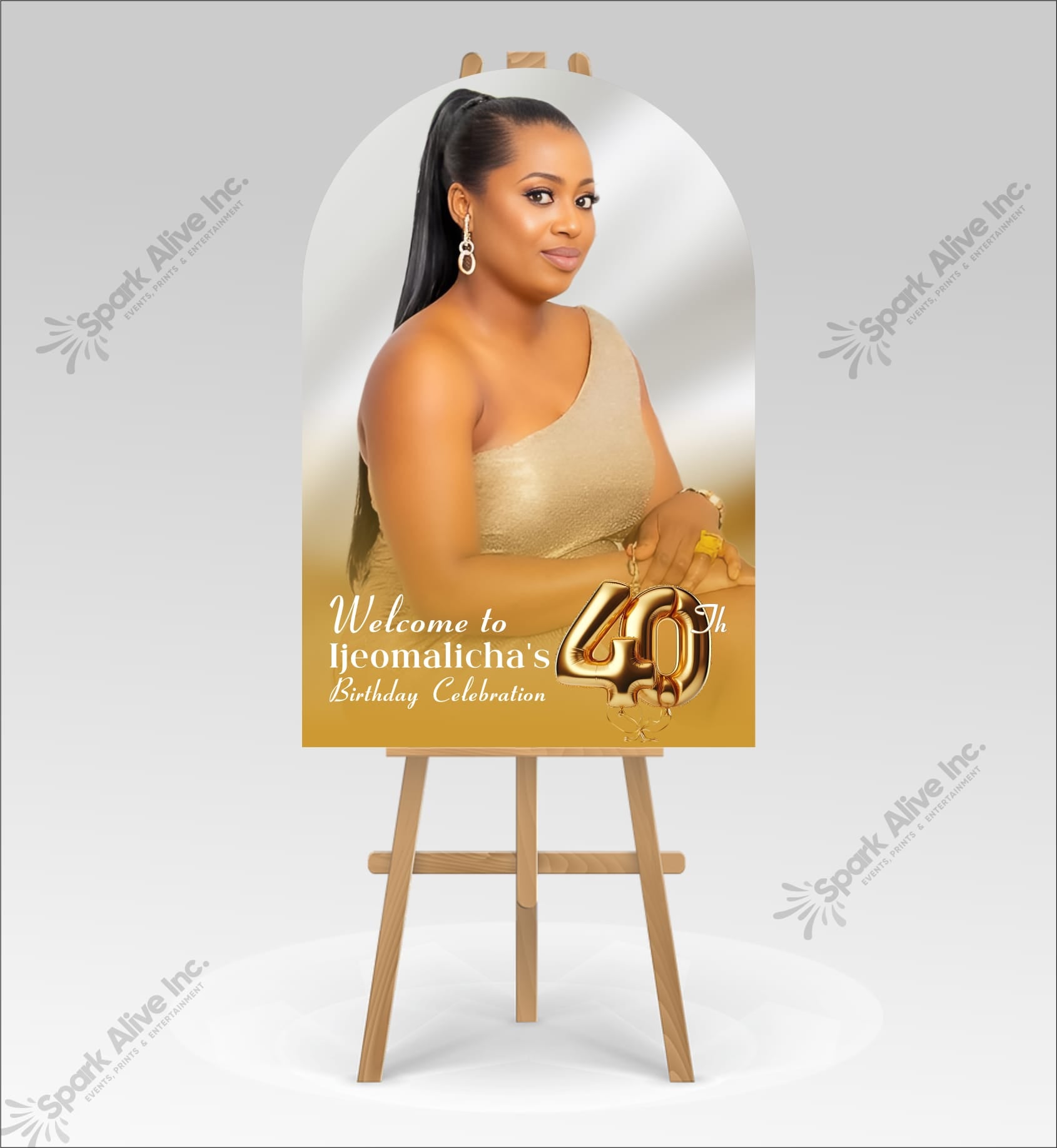 Welcome Sign - Arched