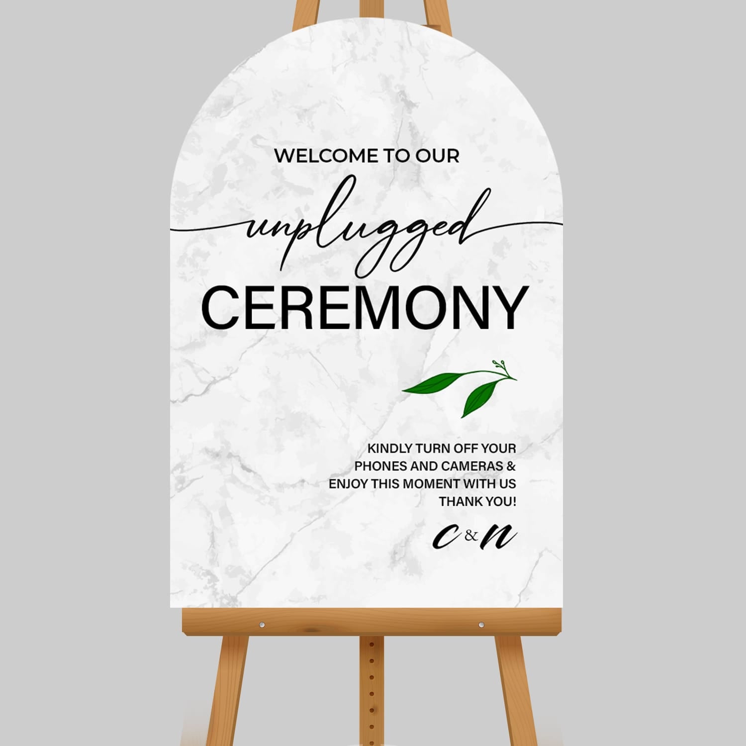 Welcome Sign - Arch shape