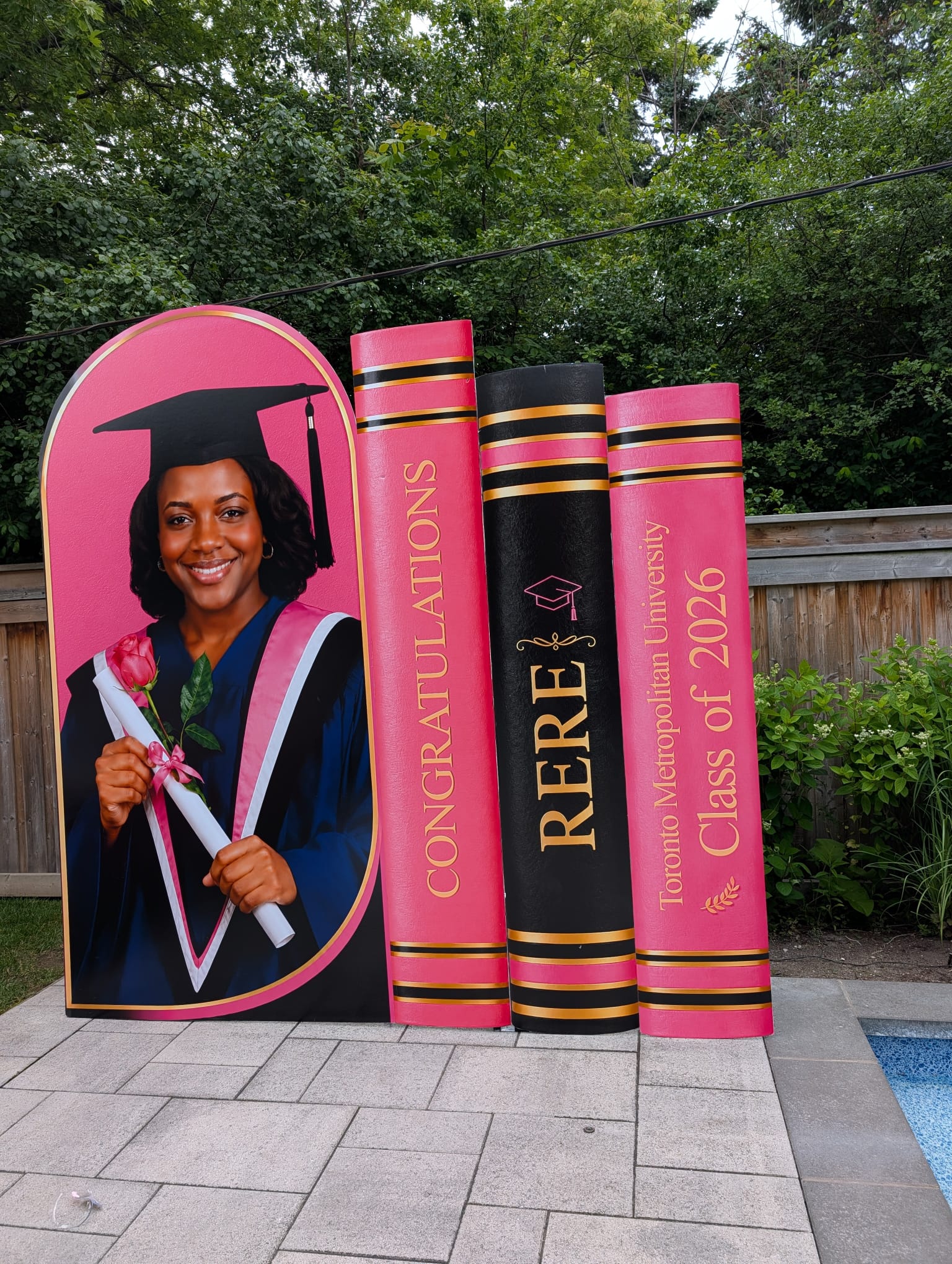 Graduation Backdrop Set