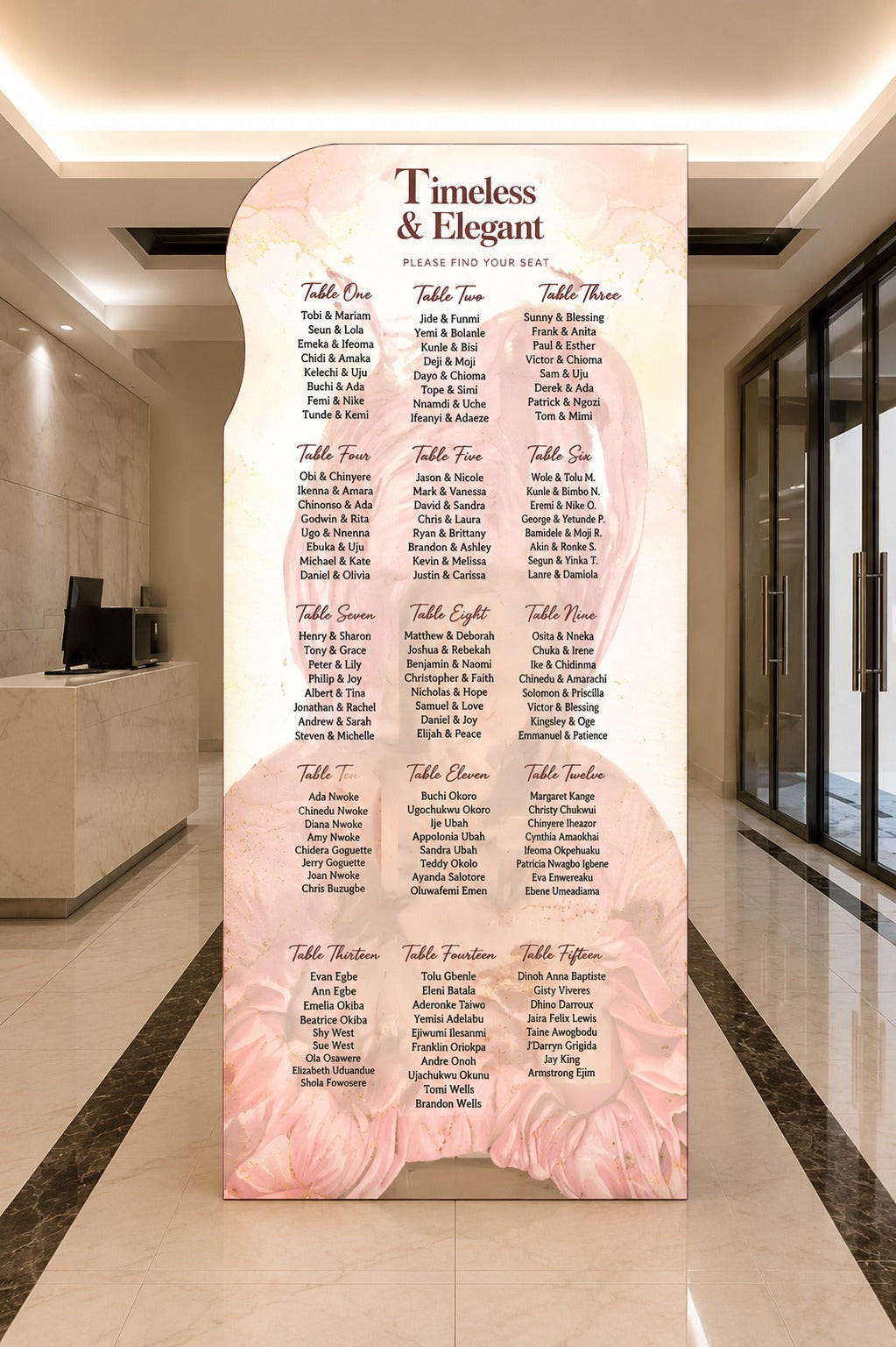 Seat Chart