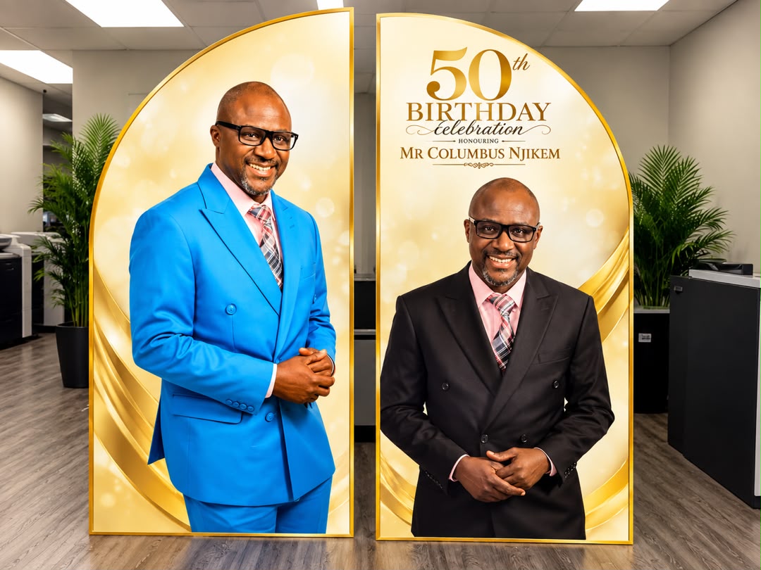 Custom Double-Panel Backdrop Set