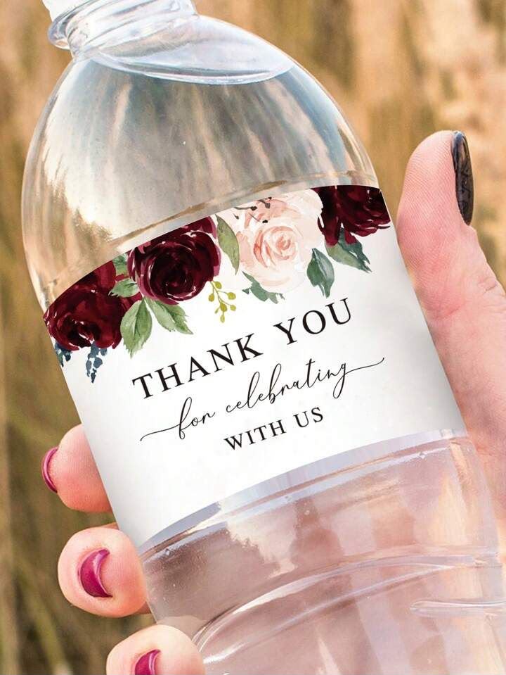 Water Bottle Labels