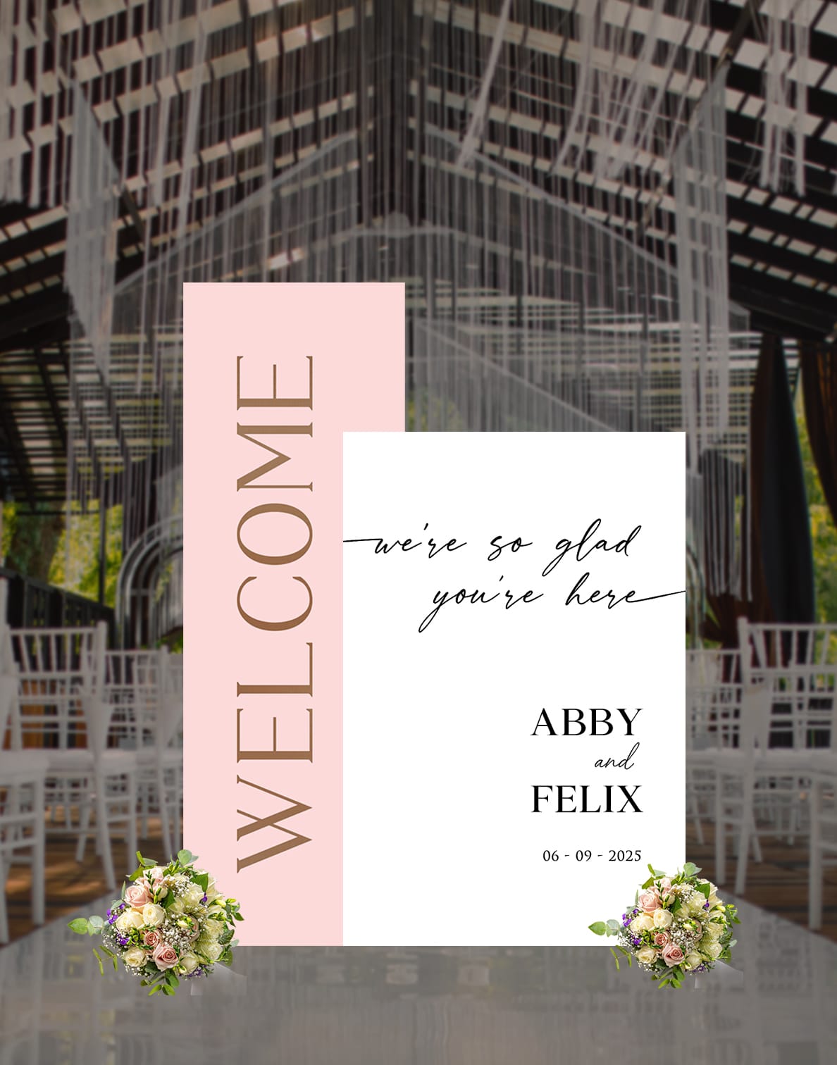 Welcome Sign - Duo Style