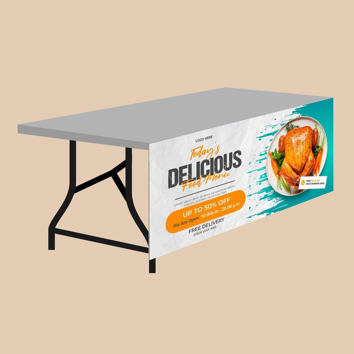 Advertising Custom Table Banner